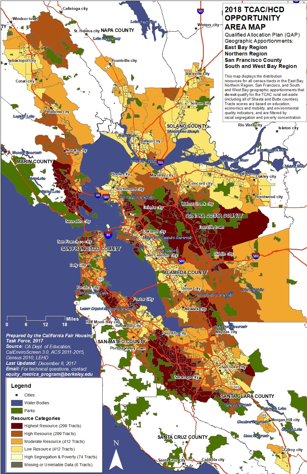 Image on California adopts 'opportunity maps' for future housing projects