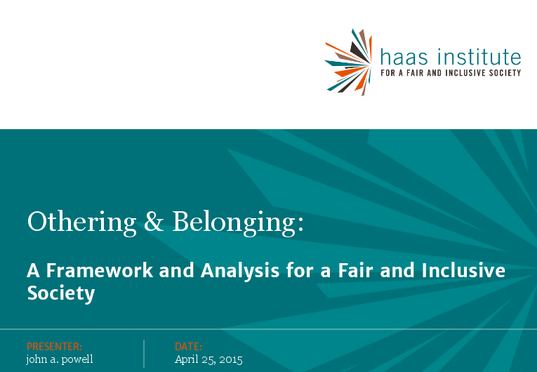 Image on Othering & Belonging: A Framework and Analysis for a Fair and Inclusive Society