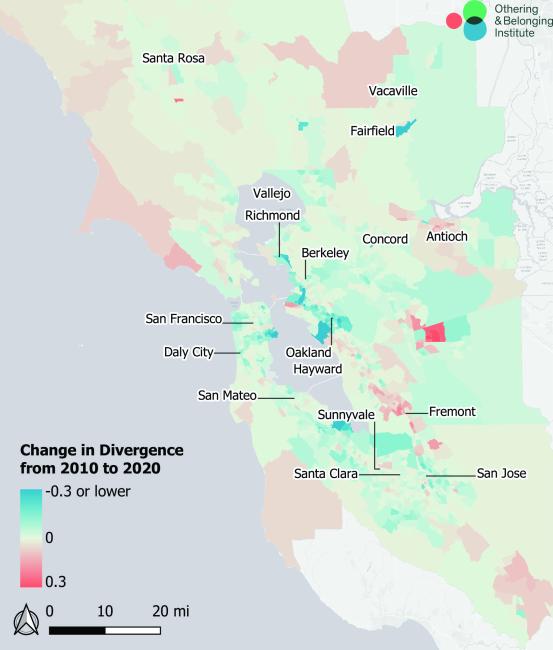 A map of segregation in the Bay Area