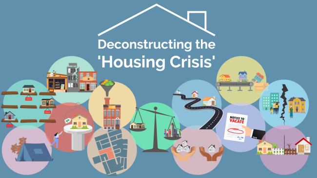 Mini graphics illustrating the 13 crises described in the essay