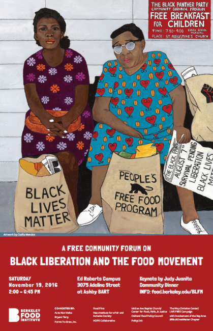 Black Liberation and the Food Movement Flyer