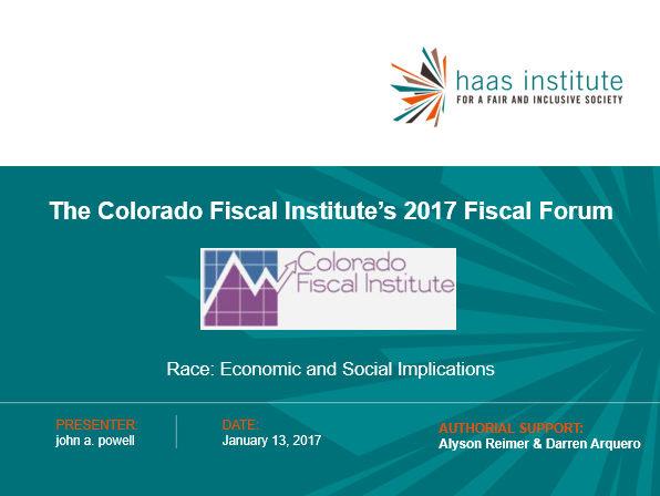 Colorado Fiscal 2017 cover