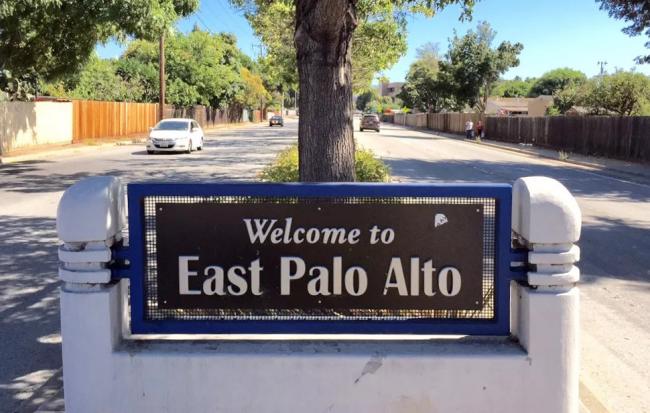 Sign of East Palo Alto