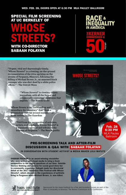 Image on Film Screening: Whose Streets?