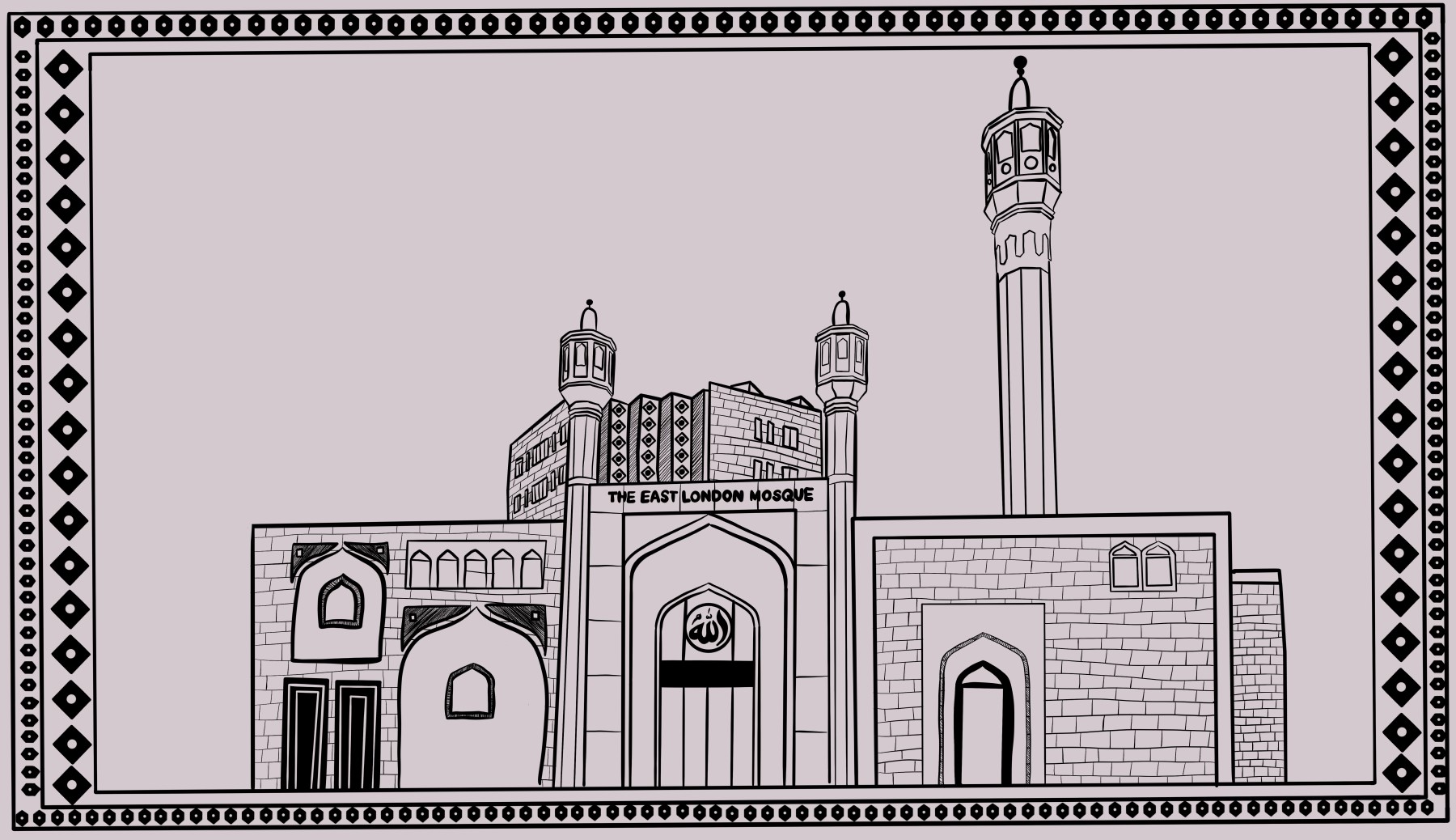 Illustration of a mosque