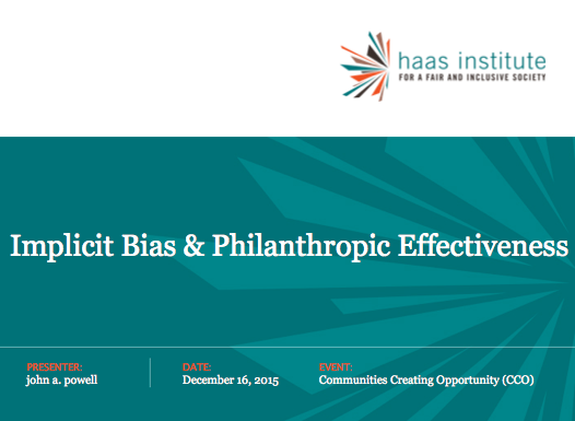 Image on Implicit Bias & Philanthropic Effectiveness