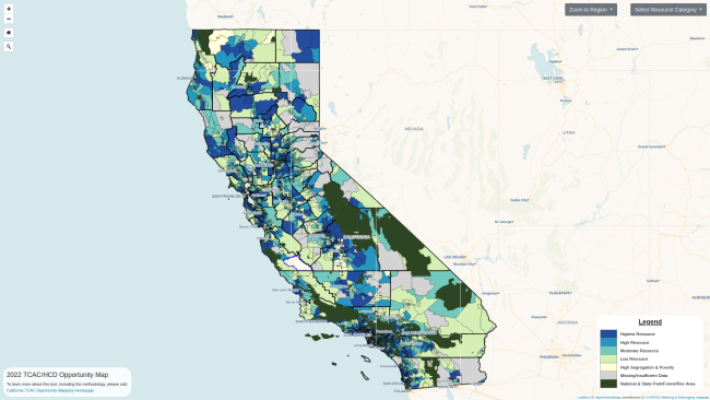 opportunity map of california for 2022