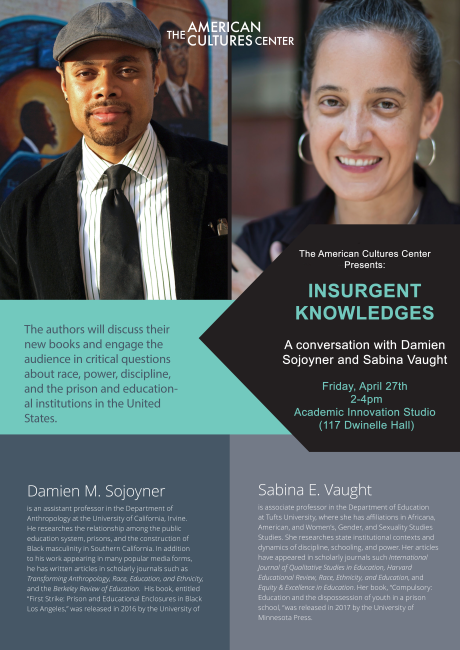 Image on Insurgent Knowledges: A conversation with Damien Sojoyner and Sabina Vaught