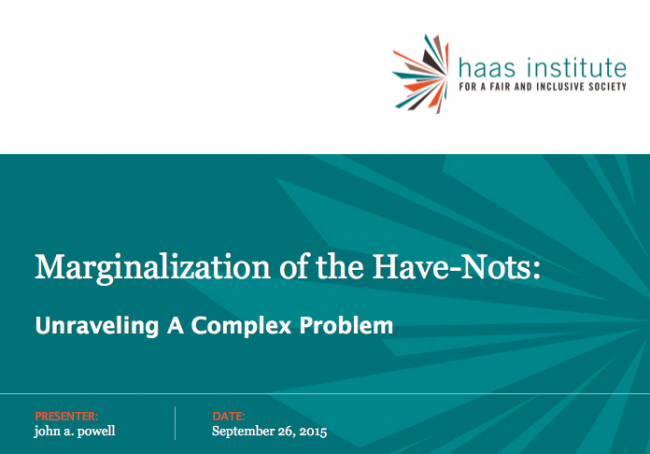 Image on Marginalization of the Have-Nots: Unraveling a Complex Problem